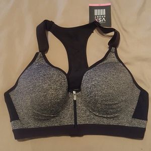 VS Front Zip Sport Bra NWT
