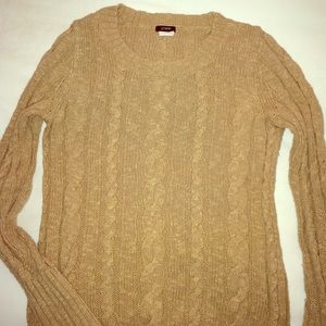 J crew cable knit sweater