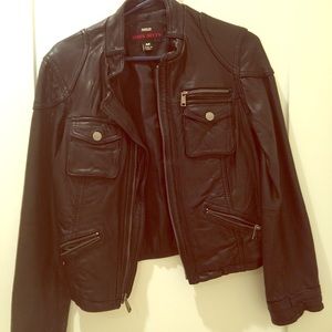 On HOLD- Miss Sixty leather Moto jacket