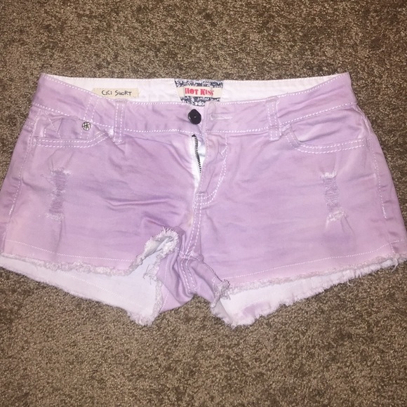Purple shorts