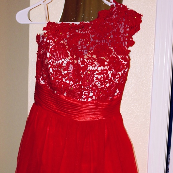 red homecoming/prom dress