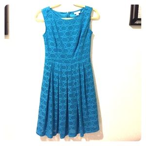 NY&Co Blue Pattern Dress