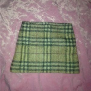 Wool Burberry Skirt