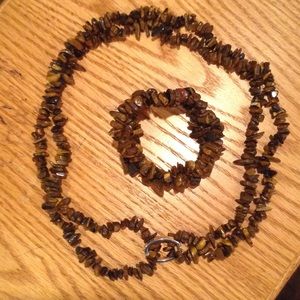 Beautiful  Tiger Eye Necklace, Bracelet