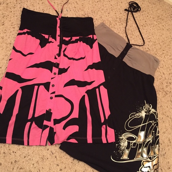 2 strapless/halter sun dresses - Picture 1 of 4