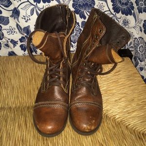 Brown boots from Steve Madden