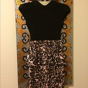 Leopard print dress