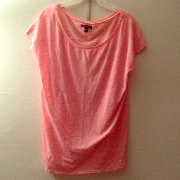 Peach/light orange ae shirt - Picture 1 of 1