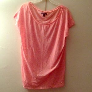 Peach/light orange ae shirt