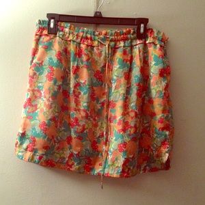 Flowery forever 21 skirt