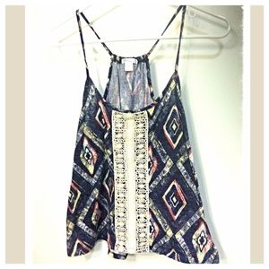 CLOSET CLEAR OUT! Xhilararion diamond tank top