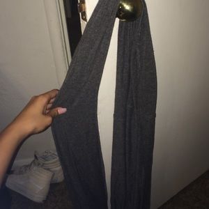 Dark Grey Brandy Scarf