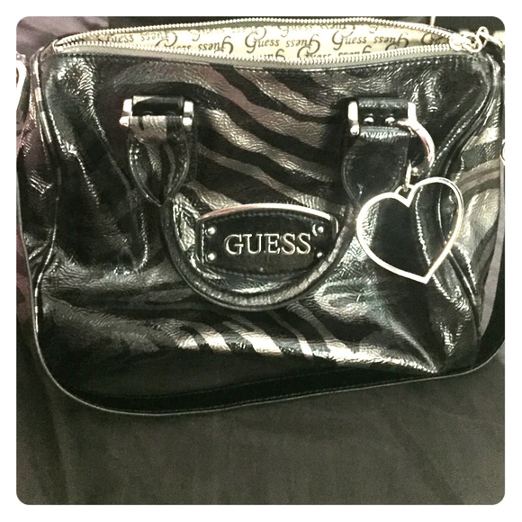 Never been used Zebra ombré print Guess handbag