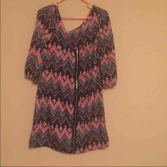 Chevron Shift Dress