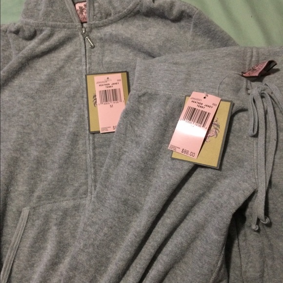 Brand new Juicy Couture zip up and pants