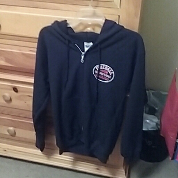 Fireball zip up hoodie jacket