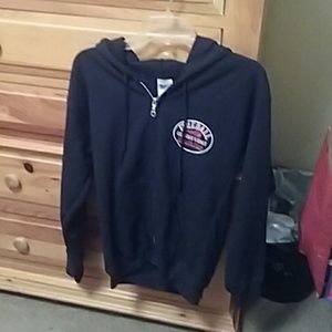 Fireball zip up hoodie jacket