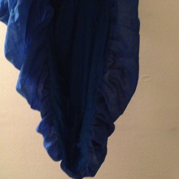 Dark blue open back dress - Picture 3 of 3