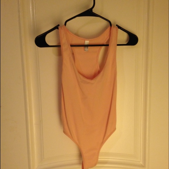 Cotton racer back body suit