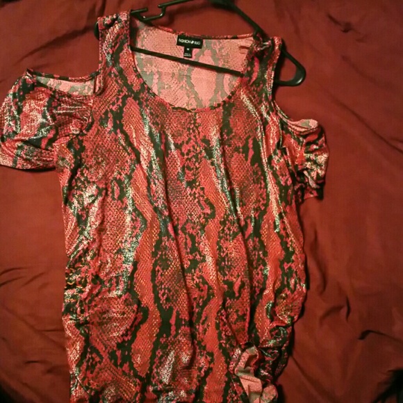 Snake skin pattern shirt