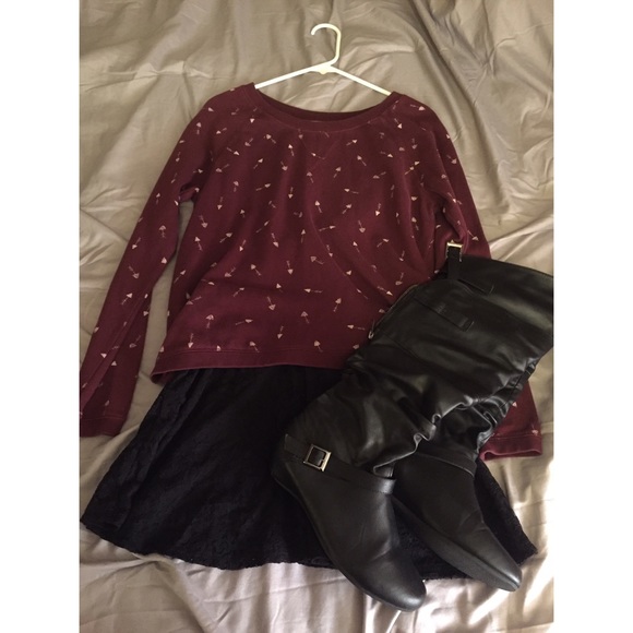 Crimson Arrow Sweater