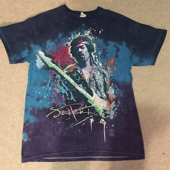 Tops - Psychedelic Jimi Hendrix Tee