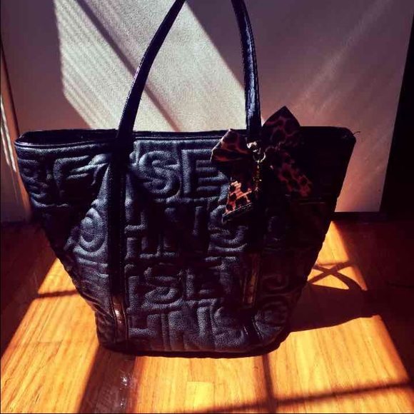 Betsey Johnson Black Tote