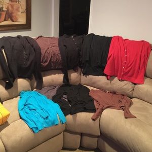 9 cardigan sweater bundle, size large. All yours!