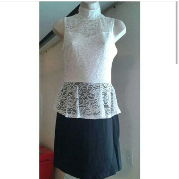Blk/white Lace, NWOT