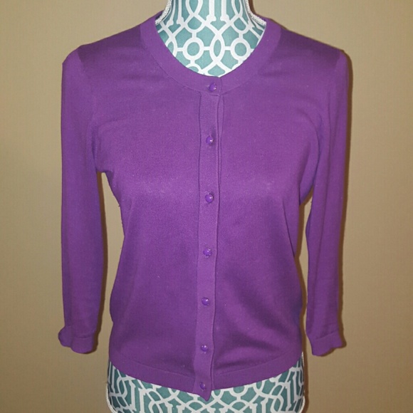 Kate Spade Cardigan Violet Size Small