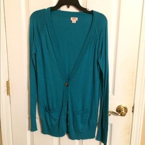 Teal sweater