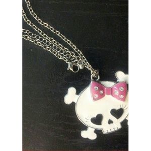 Girly Skull Necklace