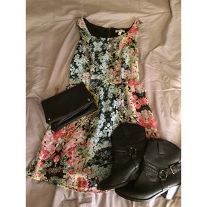 Floral dress.