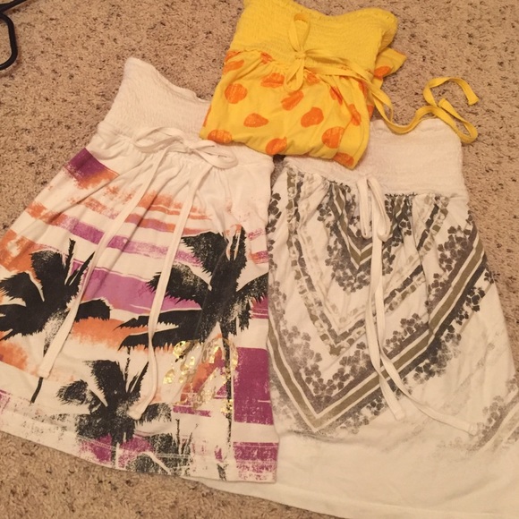 3 Strapless Tops - Picture 1 of 4