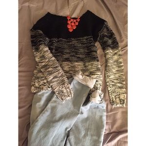 Ombré knitted sweater