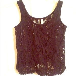 Lace crop top