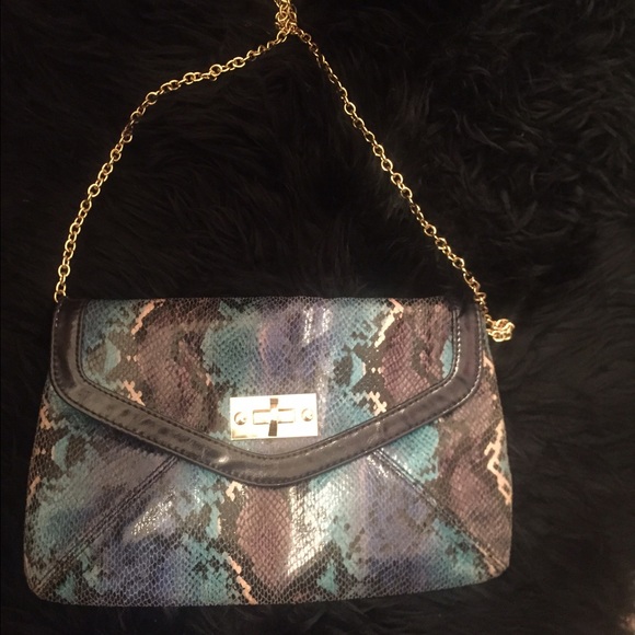 Snake skin Aldo Clutch