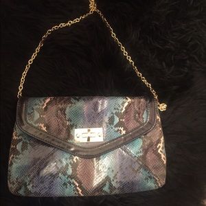 Snake skin Aldo Clutch