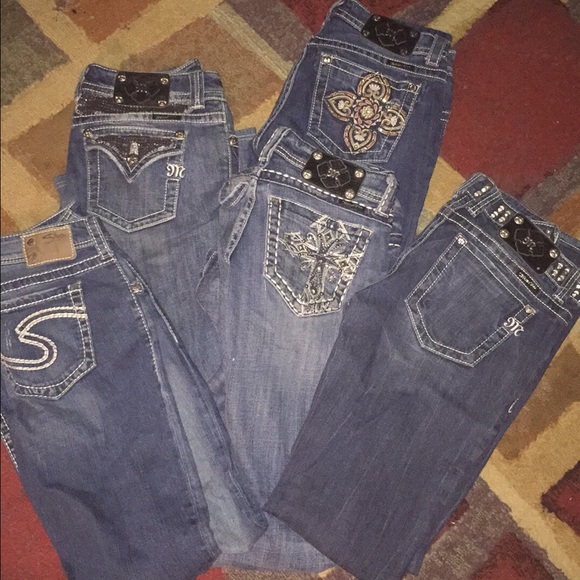 Miss me & silver jeans SOLD @lanells for $49/pr