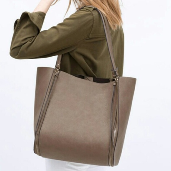 ZARA tote with fringe