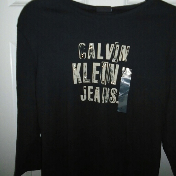 NWT Calvin Klein Designer Knit Top $38.00
