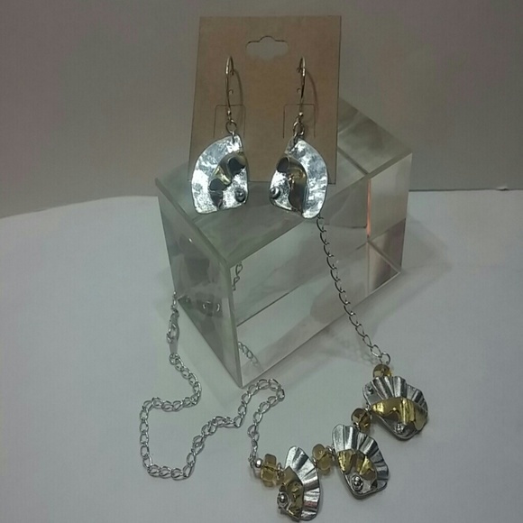 Silver & Gold "Ocean Treasure" Jewelry Set