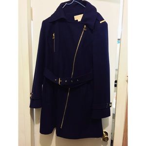 Michael Kors Asymmetric Wool Coat