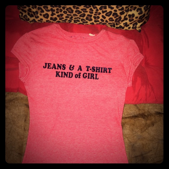 Cut to says T shirt and jeans kinda girl like new