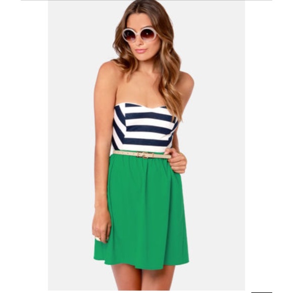 Strapless dress