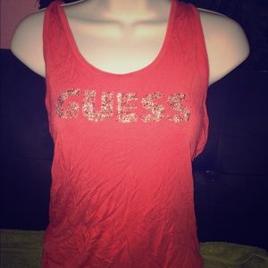 Guess racerback tank