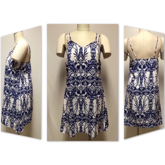 Charming Charlie Dresses & Skirts - Blue and white shift dress - Charming Charlie