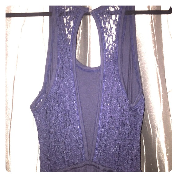 Hollister maxi dress with lace back