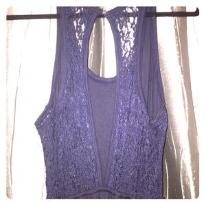 Hollister maxi dress with lace back