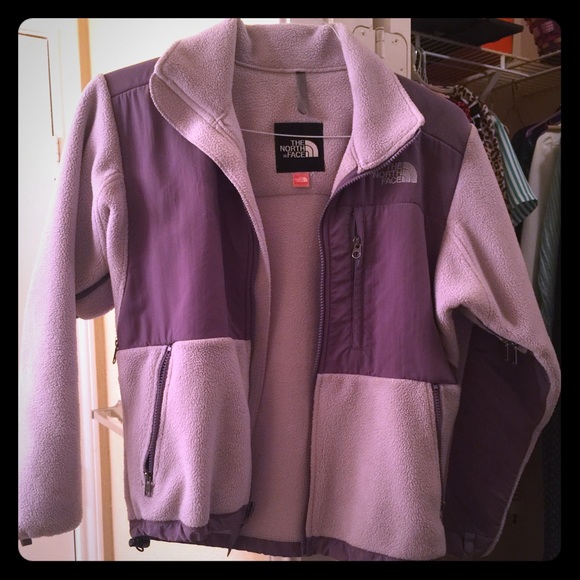 Sm purple north face jacket